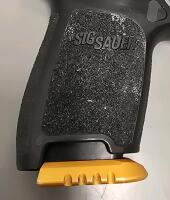 SIG Sauer P320 9mm, Striker-Fired, Gold Barrel & Baseplate, Serial 58H113555 - 9