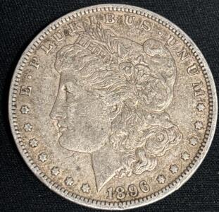 1896-O Morgan Librery Dollar Coin 90% Silver