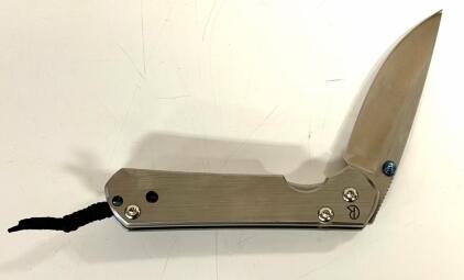 Chris Reeve Folding Knife, 3.61" S35VN Blade, Titanium Handles REPLICA