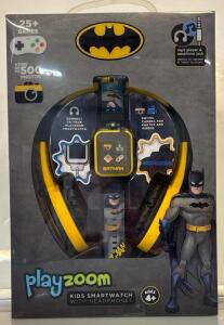 PlayZoom Batman Kids Smartwatch With Headphones Set