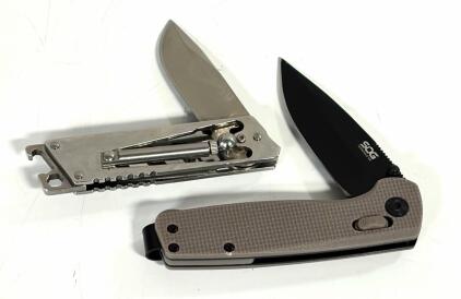 SOG Terminus XR Cryo D2 Limited Folding Knife & SOG Sync II Stainless Multitool Knife Set