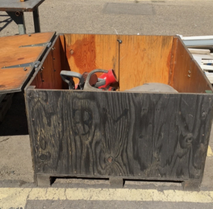 Box Pallet of Fittings and a Tool