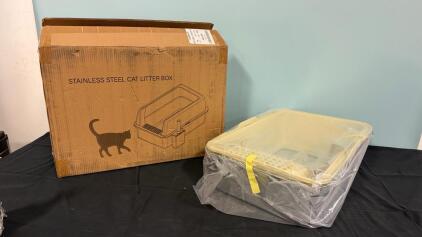 Stainless Steel Cat Litter Box