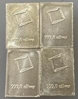 (4) Valcambi Suisse 1G 999.0 Fine Silver Bars - 2