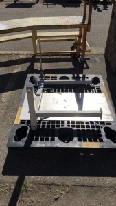 Pallet W/ Steel Stand