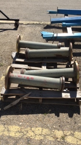 Pallet of Metal Rollers