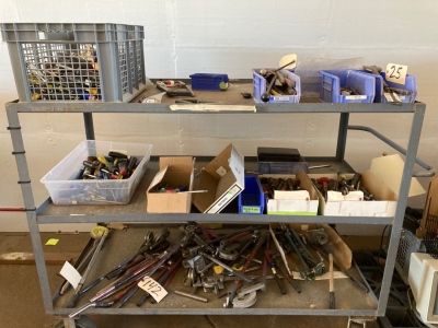 Rolling Cart of Assorted Tools