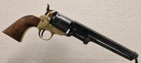 Pietta 1851 Navy Brass Frame .44 Cal Black Powder Percussion Revolver, 8&rdquo; Barrel, Serial 648013