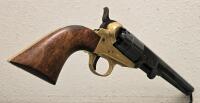 Pietta 1851 Navy Brass Frame .44 Cal Black Powder Percussion Revolver, 8&rdquo; Barrel, Serial 648013 - 2