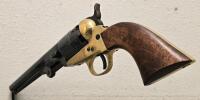 Pietta 1851 Navy Brass Frame .44 Cal Black Powder Percussion Revolver, 8&rdquo; Barrel, Serial 648013 - 3
