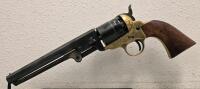 Pietta 1851 Navy Brass Frame .44 Cal Black Powder Percussion Revolver, 8&rdquo; Barrel, Serial 648013 - 4