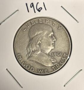 1961 Franklin Library Half Dollar Coin