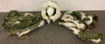 Vintage US Army M-51 Or M-65 Extreme Cold Weather Hoods