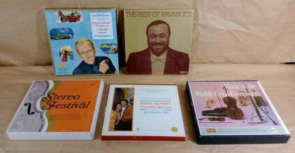 (5) Multi - Vinal Record Sets, Including Bing Crosby & Pavarotti