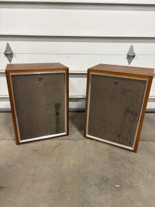 Pioneer CS-53 Vintage Stereo Speakers, 40W Peak, 8 Ohms, Wood Cabinets