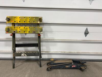 Portable Workbench & Hydraulic Jack
