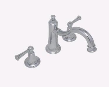 (2) ProFlo - PF4870CP - Bartlett Two Handle Roman Tub Faucet in Chrome, (Trim Only)