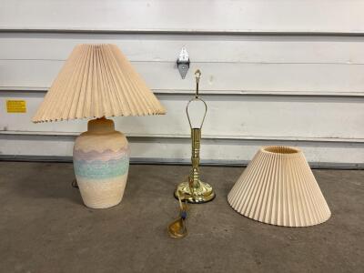 (2) Lamps And Lampshades