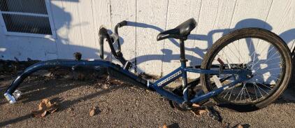 (Dark Blue) 20" Novara TagALong Bike Attachment