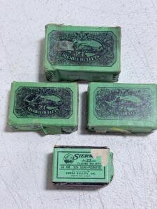 Sierra Rifle Bullets, 6 mm, .30 Caliber, .22 Caliber, 63-150 gr, 100 Count