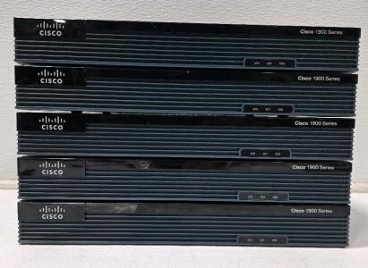 (5) Cisco 1921 Integrated Services Router (Unable to Test)