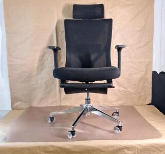 (1) Office Chair & (1) 48" x 36" Chair Floor Mat
