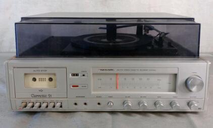 (1) Realistic Clarinette 91 ( 13-1200 ) AM/FM Stereo Cassette Turntable