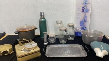 Project - Antique Scale / Camping Items / Buke Seat / Jars and More