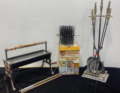 Fire Place Essentials with Chimney and Flu Brush