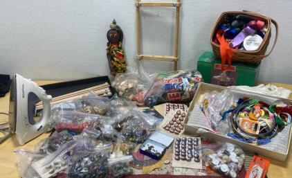 Beads- zippers-buttons- Working Iron - Ribbons and More