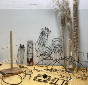 Metal Display Pieces and Decor Items