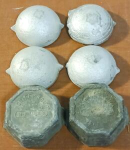 Lead Molds for Reloading/Fishing Lures (22 LBS)