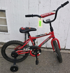 RED & Black Huffy 16" Rock It Kids' Bike. (PLEASE read Description)