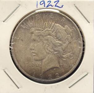 1922 Peace Dollar, One Dollar Coin, Silver Content