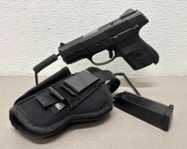 Ruger SR40c Semi-Automatic Pistol, .40 S&W, Serial Number: 345-40662 And Uncle Mikes Holster