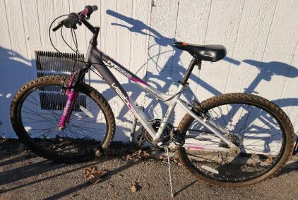 (Black & Silver) 26" Nittrous Vertical Aluminum Bike