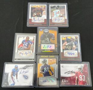 Assorted Football Cards Including Marcus Smith, Nate Byham & More
