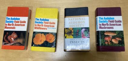 (4) Audubon Field Guides - Mammals - Wildflowers- Insects- Mushrooms