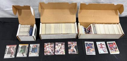 Baseball & Basketball Cards Including Rod Gilbert, Eddie Jones, & Patrick Roy