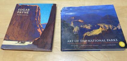 Edgar Payne the Scenic Journey and Art of the National Parks ( Famage only to the Bind )