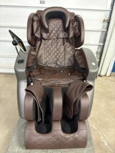 Brown Full Body Massage Chair with Heating and Airbag Massage