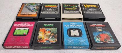 Lot of Vintage Atari 2600 Game Cartridges Featuring: 1983 Colecovision Airsoft&trade;-"Centipede &trade;", ColecoVision&trade; & Adam&trade;-"Slither&trade;", Atari&reg;-"Venture&trade;", & Much More