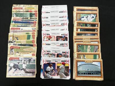 2010 Tipps Baseball Complete Insert Sets (Legendary Lineage, Tales Of The Game, History Of The Game, and Turkey Red