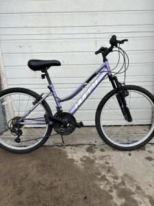 Huffy 24" Rock Creek mountain bike (Purple)