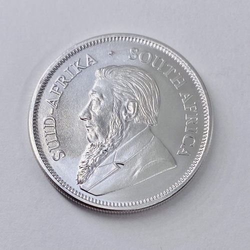 One Ounce Fine Silver South Africa Round