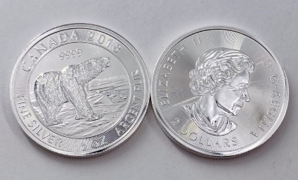 (2) Half-Ounce 9999 Fine Silver Elizabeth II Rounds