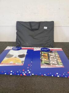 Big Dot of Happiness Yard Signs Set (3 Pieces) & Waterproof Car Pet Seat Cover with Bag