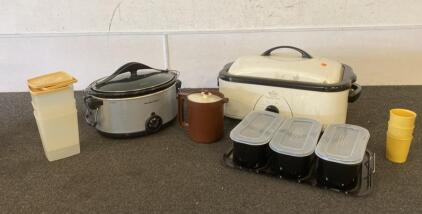 Rival 16 Quart Roaster Oven (Working) Hamilton Beach Crock Pot (Powers On) and More
