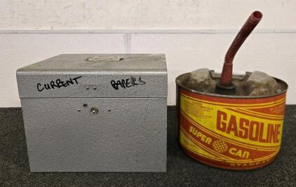 Vintage Gas Can & Tool Box
