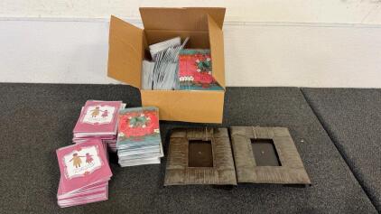 Bulk Mother's Day Greeting Cards with Envelopes (50+), Assorted Designs & Embossed Metal Frames